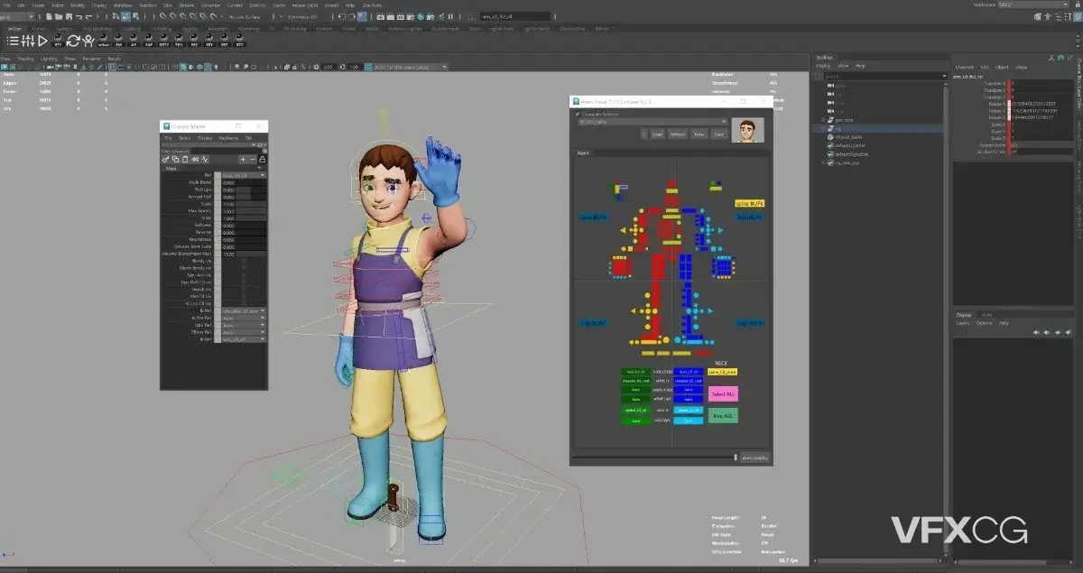 免费又强大：Maya 角色绑定工具箱 mGear 5.2 重磅更新