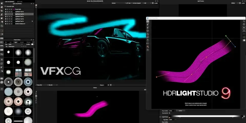 HDR Light Studio 9.3发布,Lumi-Curve为3D照明设计带来新突破
