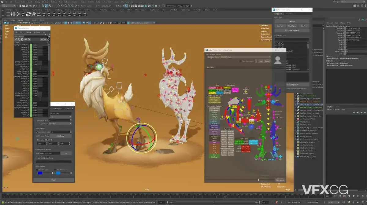 免费又强大：Maya 角色绑定工具箱 mGear 5.2 重磅更新