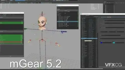 免费又强大：Maya 角色绑定工具箱 mGear 5.2 重磅更新