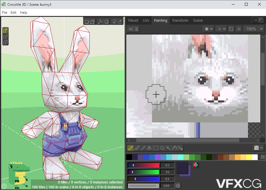 Crocotile 3D 2.6.5 更新速览:新增投影 UV 工具与工作流优化