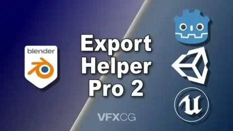 一键从 Blender 导出 Unity / Unreal / Godot：Export Helper Pro 插件免费拿