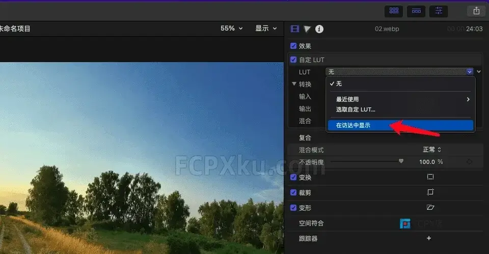 在 FCPX 中一键安装并使用 LUTs 调色预设:完整指南教程