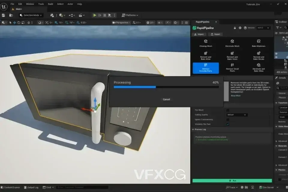 Unreal 迎来“一键优化”神器:RapidPipeline 插件实测