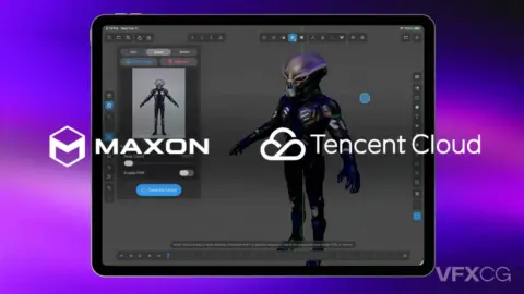 Maxon王炸！C4D登陆iPad，联手腾讯AI实现“一句话建模”，建模师慌了？