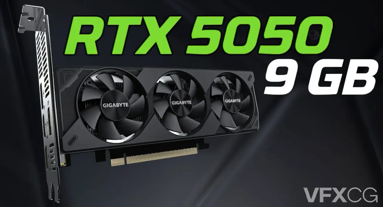 128bit砍成96bit?RTX 5050 9GB曝光:GDDR7显存下放,老黄刀法依旧精准!