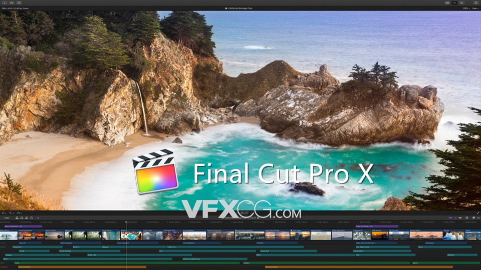 Final Cut Pro X 10.4.9中文版本FCPX视频剪辑软件
