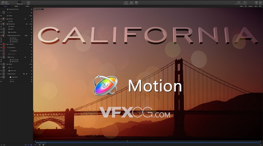 Apple Motion 5.4.6中文版本视频制作编辑软件下载