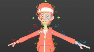 使用C4D R23版本学习3D卡通人物角色绑定视频教学教程