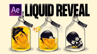 AE教程制作瓶子液体流体动画Liquid Animation After Effects
