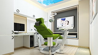 现代医疗牙科诊所室内装修效果图三维MAX模型