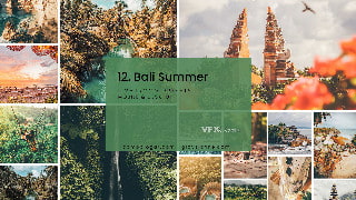 9种巴厘岛夏季风景调色风格Lightroom预设