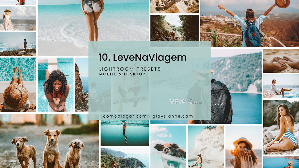 19种水边度假LeveNaViagem调色风格Lightroom预设