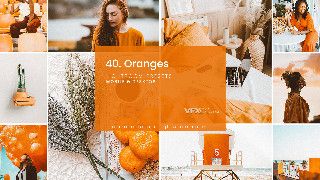 6种Oranges时尚网红调色风格Lightroom预设