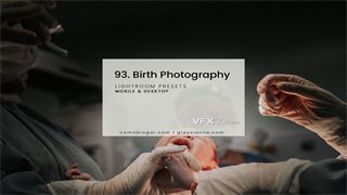 4种黑白11种颜色婴儿出生过程摄影调色风格Lightroom预设