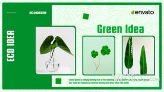 AE模板生态绿色公司展示环保宣传动画视频