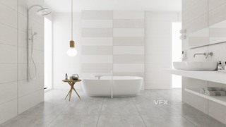 3DSMAX制作北欧室内高端卫浴风格装饰3D工程