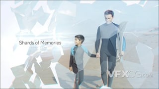 破镜重圆碎片组装记忆动画幻灯片视频相册AE模板