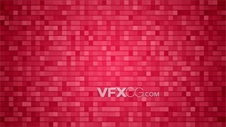 背景视频素材红色砖墙马赛克循环转动4K分辨率