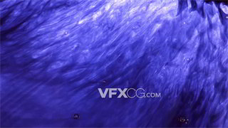 背景视频素材蓝紫色水墨流动漫延4K分辨率