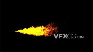 元素视频素材火焰喷射火花四溅4K分辨率