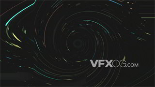 VJ视频素材光线图形旋转漩涡4K分辨率