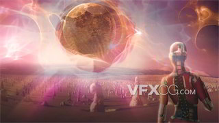 背景视频素材外星人星球大战科幻炫酷动画