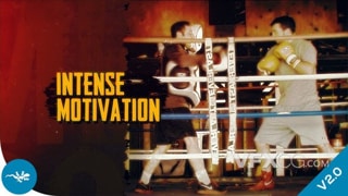 富有力量运动健身体育竞赛拳击比赛宣传视频AE模板