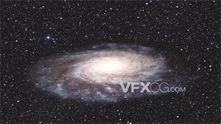 背景视频素材宇宙银河碟状星系4K分辨率