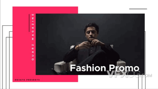 简约时尚现代杂志服装品牌宣传动画视频AE模板