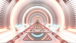 VJ视频素材新世纪高科技高端大气时空穿越隧道