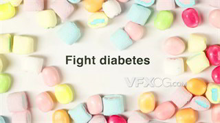 实拍视频医疗宣传与糖尿病斗争vlog片头4K分辨率