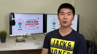 AE教程创意LOGO品牌元素标志MG动画