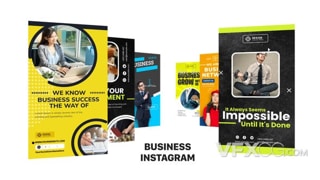 公司企业商务风格业务活动介绍社交媒体短视频AE模板