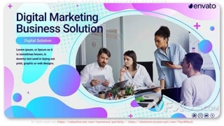 公司企业数字营销业务创意中心介绍宣传视频AE模板