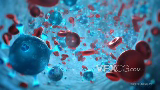 AE教程医疗科学研究细胞三维场景动画制作