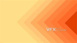 背景视频素材vlog转场方向橙色线条动画
