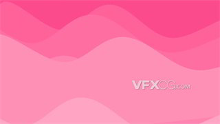 背景视频素材粉色渐变色彩波浪线条转场动画
