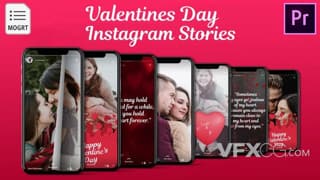 情人节见证爱情分享美好故事回忆社交媒体短视频PR模板