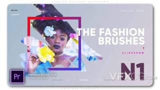 色彩鲜艳时尚风格性感幻灯片杂志宣传视频PR模板