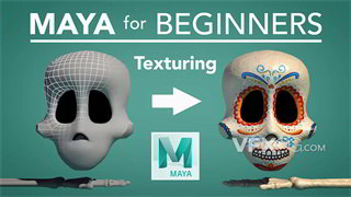 Maya教程角色模型贴图材质渲染基础操作流程