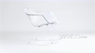 C4D教程运用阿诺德渲染器制作真实冰块材质座椅