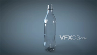 C4D教程透明塑料材质苏打瓶子三维建模学习