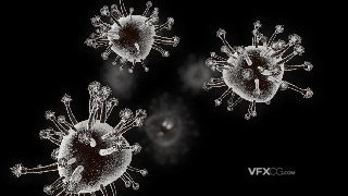 C4D制作显微镜视角冠状病毒微观形态模型