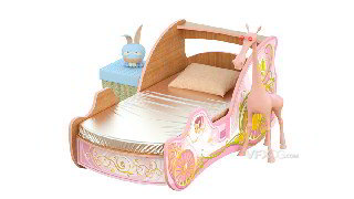 C4D制作卡通动物主题婴儿车儿童床模型
