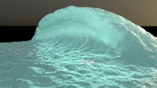 C4D海水海浪翻涌涨潮动画模拟制作教程