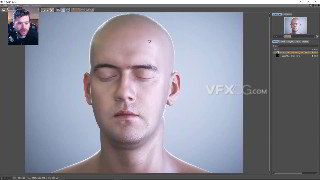 C4D模拟人体皮肤材质Octane渲染视频教程