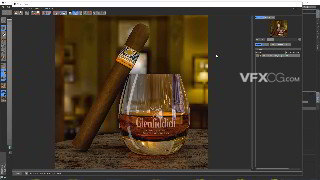 威士忌玻璃酒瓶C4D建模材质灯光渲染视频教程