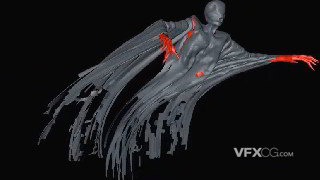 C4D制作恐怖灵异骷髅幽灵漂浮动画效果视频教程