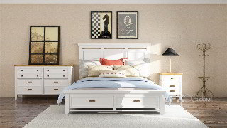 3dsMAX制作现代室内设计简约风单人卧室场景模型